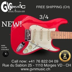 Electric Red Guitar 3/4 for Kids. Perfect First Guitar!